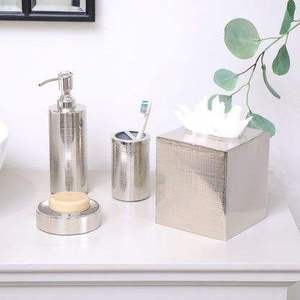 Dispensador de jabón hecho a mano de latón macizo, botella con bomba, moderno, para baño, para uso a largo plazo en ambientes húmedos. - Product Image 2
