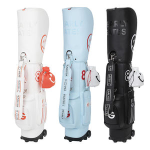 Elite Performance <b>Golf</b> Bag Featuring Heavy-Duty Zippers and High-Visibility Navy and Red Accents for Professional Protection - Product Image 6