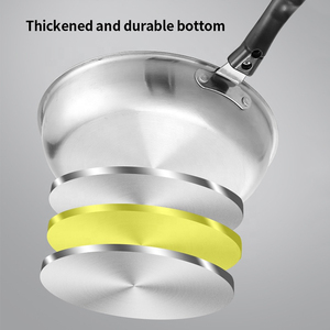 Premium Stainless Steel Saute Pan With Tempered Glass Lid Nonstick Interior Coating Induction Compatible Base - Product Image 3