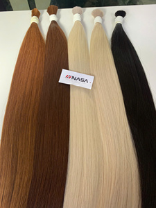 Extensions de cheveux humains vietnamiens de qualité supérieure, super double drawn, en vrac, prix d'usine, cuticules vierges alignées, 22-24 pouces - Product Image 3