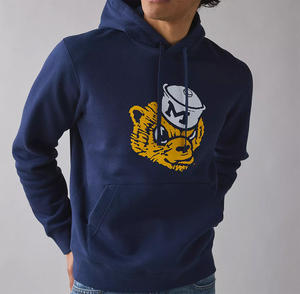 Sudadera Personalizada al por Mayor de Alta Calidad, 100% Algodón, Felpa Gruesa, Cuello Redondo, Unisex, con Botones, Bolsillos, Transpirable, para Invierno - Product Image 1