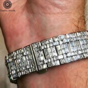 Montre de Luxe pour Homme en Acier Inoxydable Charm, Boîtier 40mm, Mouvement Mécanique Analogique, Cadran en Verre, Étanche 10 Bar, Bouton Poussoir - Product Image 2