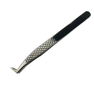 Pince à épiler de précision en acier inoxydable 12,5 cm à pointe lisse - Product Image 3