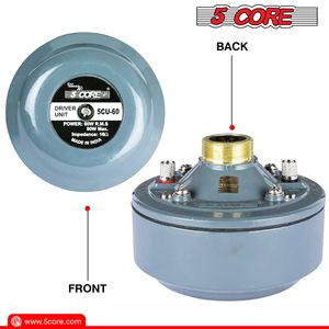 22 pollici per interni/esterni impermeabile PA Horn Speaker 600W PMPO a lungo raggio tromba tromba 60 watt RMS Driver di compressione tromba 22 + - Product Image 6