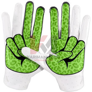 Guantes de Fútbol Americano de Alta Durabilidad, Transpirables, Flexibles, Ligeros, con Palma Reforzada - Product Image 2