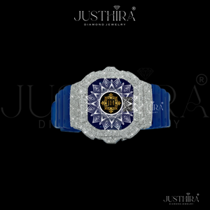 Montre en argent sertie de diamants Moissanite VVS pour homme ou femme, style hip-hop, montre de luxe pour homme, prix le plus bas - Product Image 2