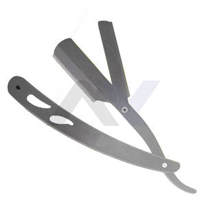 Navaja de Afeitar Recta para Hombre – Kit Profesional de Barbero con Bloqueo de Seguridad de Acero Inoxidable para Afeitar - Product Image 5