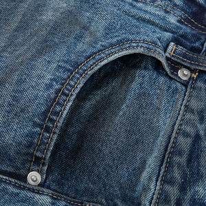 Jeans en denim personnalisables de haute qualité, coupe décontractée, jambe large, style Hip Hop, nouveau modèle, lavage vintage personnalisé de haute qualité - Product Image 4