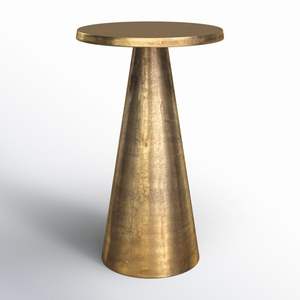 Table d'appoint en métal polyvalente s'adaptant à divers thèmes de mobilier, du traditionnel au moderne - Product Image 2