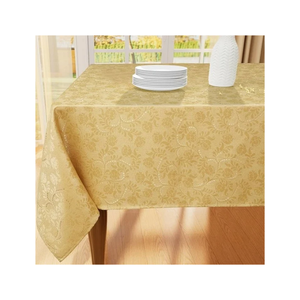 Elegant 60x108 Inches Machine Washable Floral Embroidered Lace <b>Tablecloth</b> Round Handmade Washable Home Decor Personalizable - Product Image 3