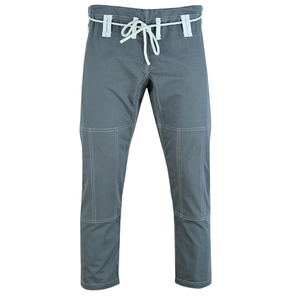 Shorts de BJJ gris pour hommes, coupe classique, en Spandex, séchage rapide, 220g, respirant, vêtements d'arts martiaux, taille adulte, logo sur le devant - Product Image 1