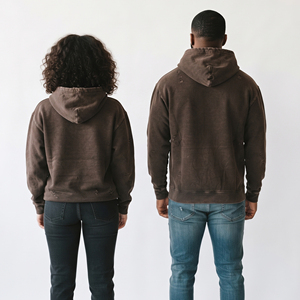 Hoodie Premium Délavé et Vieilli pour Homme, Pull à Capuche Délavé et Vieilli pour Femme, Coupe Épaules Tombantes - Product Image 2
