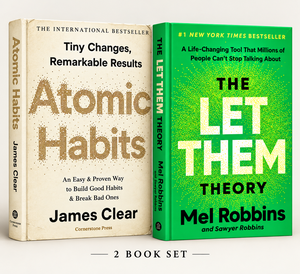 ATOMIC HABITS & THE LET THEMTHEORY 2 <b>BOOK</b> SET <b>PAPERBACK</b> (WHOLESALE SUPPLY) - Product Image 1