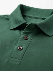 Polo en coton mélangé pour homme, col classique, manches courtes, uniforme personnalisé, vêtements en gros - Product Image 5