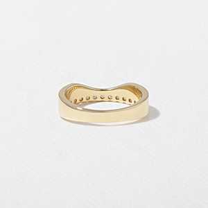 Wide Wedding Bands Round Lab Grown Diamond 14K 18K Solid Gold Pave Set 4.5mm Luxury Modern Bridal Stacking <b>Rings</b> Gifts For Women - Product Image 5