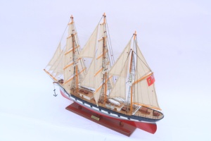 Maqueta de Barco de Carga del Siglo XIX Hecha a Mano en Madera - Modelo a Escala del Museo Marítimo, Decoración para el Hogar, Glenlee - Product Image 2