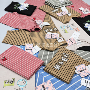 Liquidación de Almacén: Camisetas Casuales con Estampado de Rayas y Dibujos Animados de Bangladesh, Unisex para Niños, Ropa Casual Urbana, Lote en Stock Listo para Enviar - Product Image 6