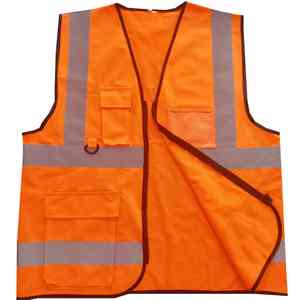 Proveedor Mayorista de Chalecos de Seguridad Ventilados para Clima Cálido, Ropa de Trabajo Industrial, Chaleco Reflectante Fluorescente Naranja - Product Image 2