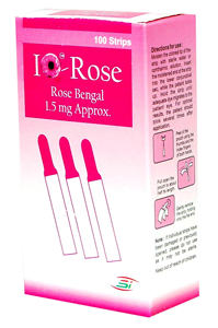 Tiras de Rosa Bengalina PSM (100 Tiras/Caja) Instrumento Oftálmico de Clase I con Certificación CE Modelo PSM-OP03 - Product Image 2