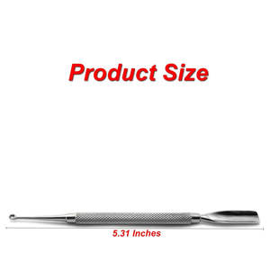 Empujador de Cutículas de Acero Inoxidable Profesional Personalizable de Doble Uso, Limpiador de Uñas de Doble Extremo Reutilizable de Alta Calidad - Product Image 3
