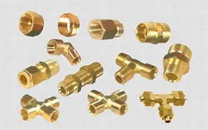 Raccords de tuyauterie en laiton sur mesure et connecteurs filetés sur mesure pour les systèmes industriels de liquides et de gaz - Product Image 2