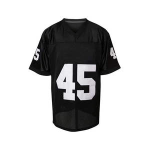 Maillot de football américain personnalisé en mesh, col en V, respirant, uniforme d'équipe, séchage rapide, vêtements de sport athlétiques, vêtements de performance, OEM - Product Image 1