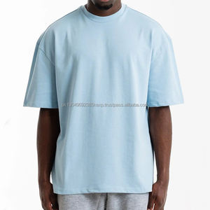 เสื้อยืดโอเวอร์ไซส์ผู้ชาย ผ้าฝ้าย 100% ขายส่ง ทรงหลวม น้ำหนัก 300 กรัม พิมพ์ลายได้ คอกลม ปรับแต่งได้ - Product Image 1