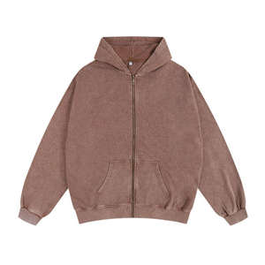 Sudadera con capucha negra para mujer, informal, de manga larga, con cremallera y forro polar. - Product Image 4