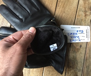 Premium quality Genuine sheepskin Leather <b>gloves</b> with lining Manufacturer USA - Product Image 4