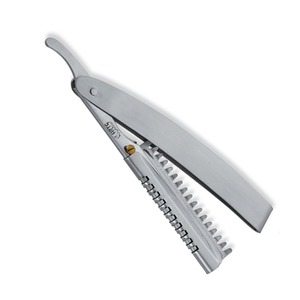 Rasoir manuel classique large pliable HRTS pour hommes, lame unique en acier inoxydable, couteau de rasage de sécurité à usage professionnel - Product Image 3