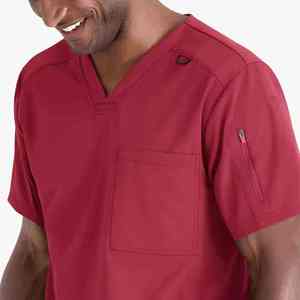 OEM High Quality Woven Fabric Hospital <b>Scrub</b> <b>Sets</b> for Men-Breathable Quick-Drying Uniforms - Product Image 4