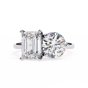 Bague de fiançailles en moissanite taille ovale, or massif 18 carats, sertissage à griffes, bijoux classiques pour femme - Product Image 3
