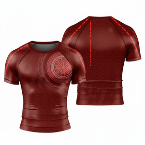 Camiseta de Compresión de Manga Larga y Corta, Protección UV, Material Personalizado, para Fitness, Surf, Cómoda - Product Image 2