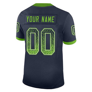 Custom Regular Fit Customized Short Sleeve American Football Jersey Breathable Quick Dry Material American Football Jersey - Product Image 4