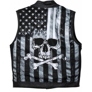 Custom <b>Men's</b> Genuine Cowhide <b>Leather</b> Motorcycle Club Vest Stand Collar Sleeveless Biker Riding <b>Waistcoat</b> OEM ODM Manufacturer - Product Image 2