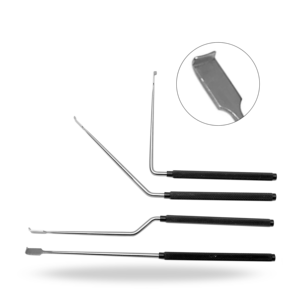 Retractores de Raíz Nerviosa Scoville 125mm 8mm 5mm 3mm, Instrumento Quirúrgico de Columna Vertebral para Retracción de Nervios Lumbar y Cervicales - Product Image 1