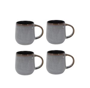 Taza de Café de Cerámica Premium con Acabado Mate Moteado, Interior Negro Intenso, Agarre Ergonómico y Estructura de Retención de Calor para un Disfrute Elegante - Product Image 4