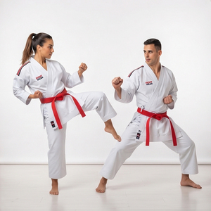 Uniforme de Karate Profesional para Entrenamiento de Artes Marciales, Traje de Karate para Combate, Uniforme de Boxeo, Traje de Karate de Algodón Grueso Unisex - Product Image 6