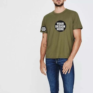 Camiseta Lisa de Algodón de 240 g/m², Corte Regular, Personalizable al por Mayor, para Hombre - Product Image 1