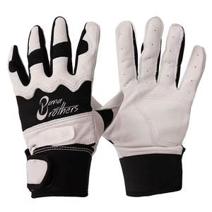Gants de frappe de baseball de qualité professionnelle, design personnalisé, meilleur prix, faible MOQ, directement de l'usine. - Product Image 1