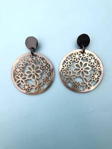 Pendientes Artesanales Rústicos de Cuerno de Búfalo, Forma Natural, Joyería Moderna, Anillo Colgante, Regalo de Navidad para Mujer, Decoración para el Hogar, ZONA - Product Image 1