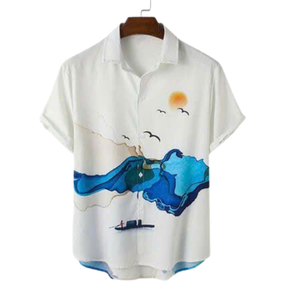 His and Hers Tropical <b>Shirts</b> Matching Summer Beach Hawaiian Wear - Product Image 6