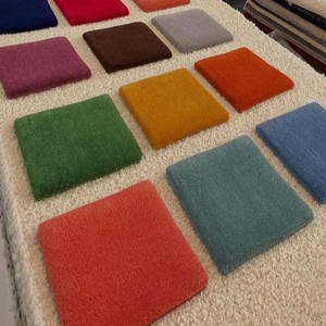 Tapis moderne en laine rouge uni, doux et moelleux, pour salon, chambre à coucher, tapis de sol minimaliste, décoration de luxe pour la maison, tapis rectangulaire - Product Image 3
