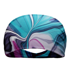 Accesorios para el Cabello a la Moda, Diadema Unisex de Tela Oxford Resistente al Desgarro, Diseño Sublimado para Deportes y Fitness - Product Image 1
