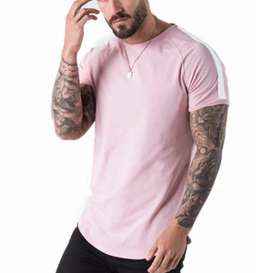 Camiseta Formal de Alta Calidad, 100% Algodón Tejido, Gruesa, Lisa, para Impresión DTG, Personalizable, Cuello Redondo, MOQ Bajo, para Hombre - Product Image 3