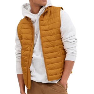 Gilet coupe-vent sans manches lavable de haute qualité pour hommes 100% veste imperméable en polyester - Product Image 2