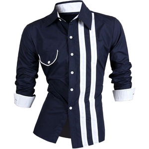 เสื้อเชิ้ตผู้ชายแขนยาวสีขาว รุ่นปี 2021 ผ้าใยไผ่ 100% กระดุมเขาสัตว์ ปกคอเสื้อพับได้ รีดง่าย ไม่ยับ - Product Image 2