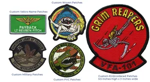 Appliques personnalisées de haute qualité pour motards, grandes broderies thermocollantes pour vêtements et vestes - Product Image 2