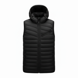 Gilet matelassé sans manches pour homme, élégant, respirant, chaud, idéal pour les aventures en plein air, le travail, les voyages, le confort hivernal quotidien, OEM - Product Image 4