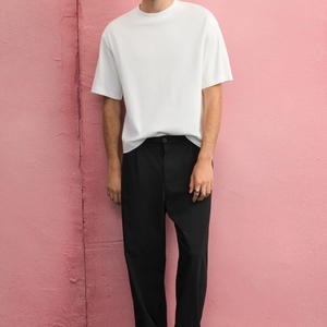 T-shirt en coton épais de haute qualité pour homme, coupe ample, logo imprimé personnalisé, t-shirt graphique pour un usage quotidien - Product Image 2